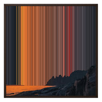 26×28" Framed Canvas - Brown Frame variant