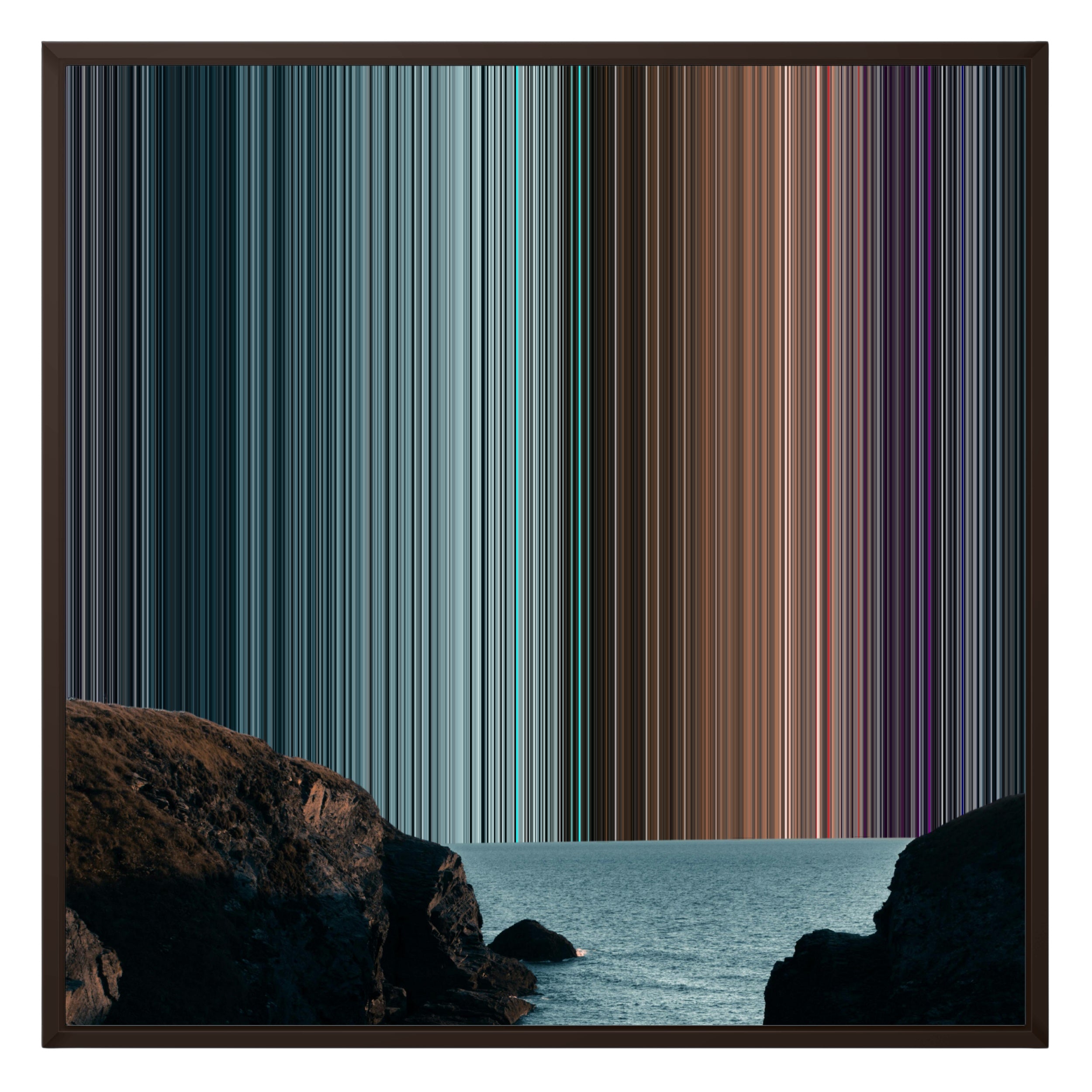 26×28" Framed Canvas - Brown Frame variant