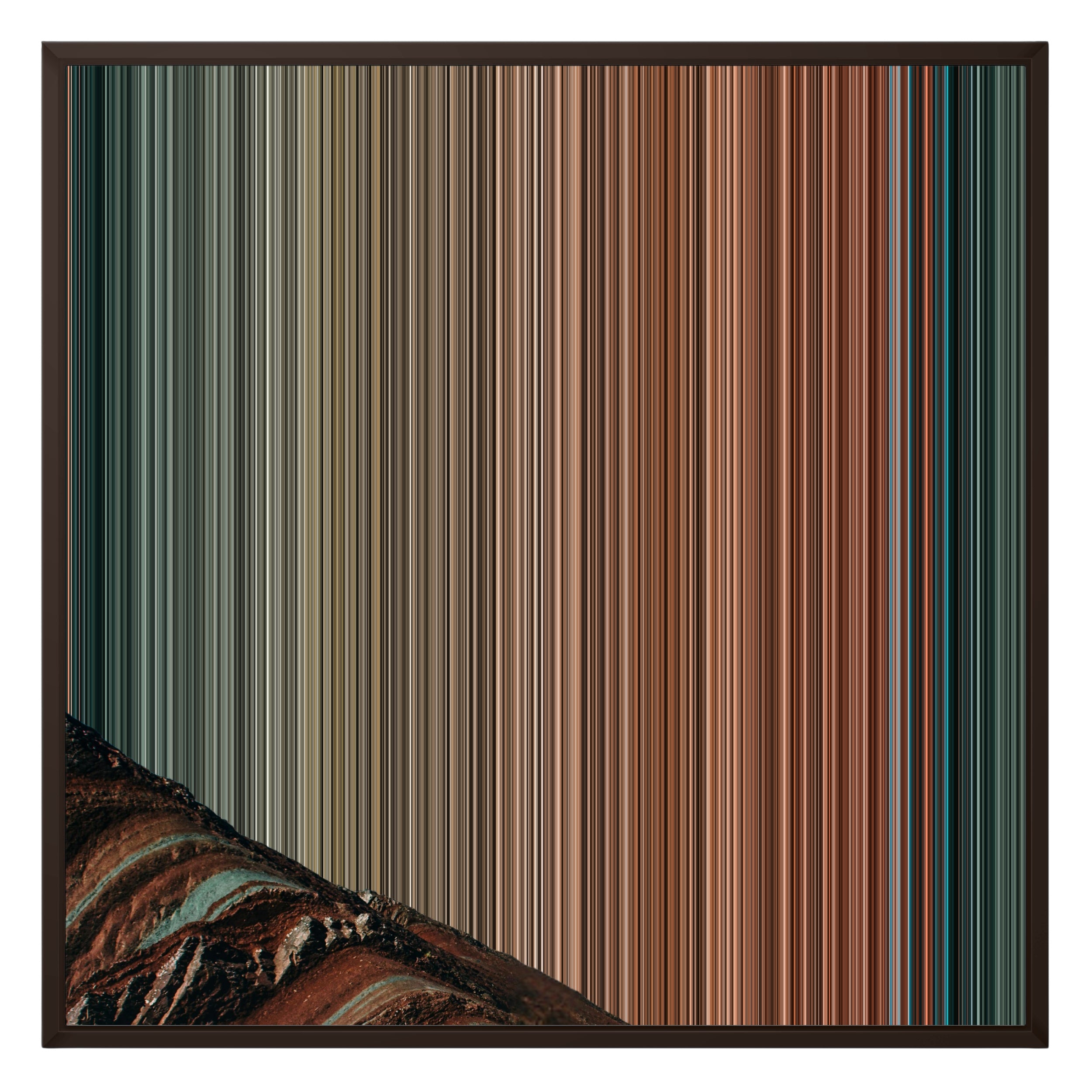 26×28" Framed Canvas - Brown Frame variant