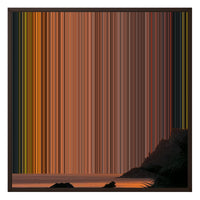 26×28" Framed Canvas - Brown Frame variant