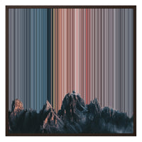 26×28" Framed Canvas - Brown Frame variant