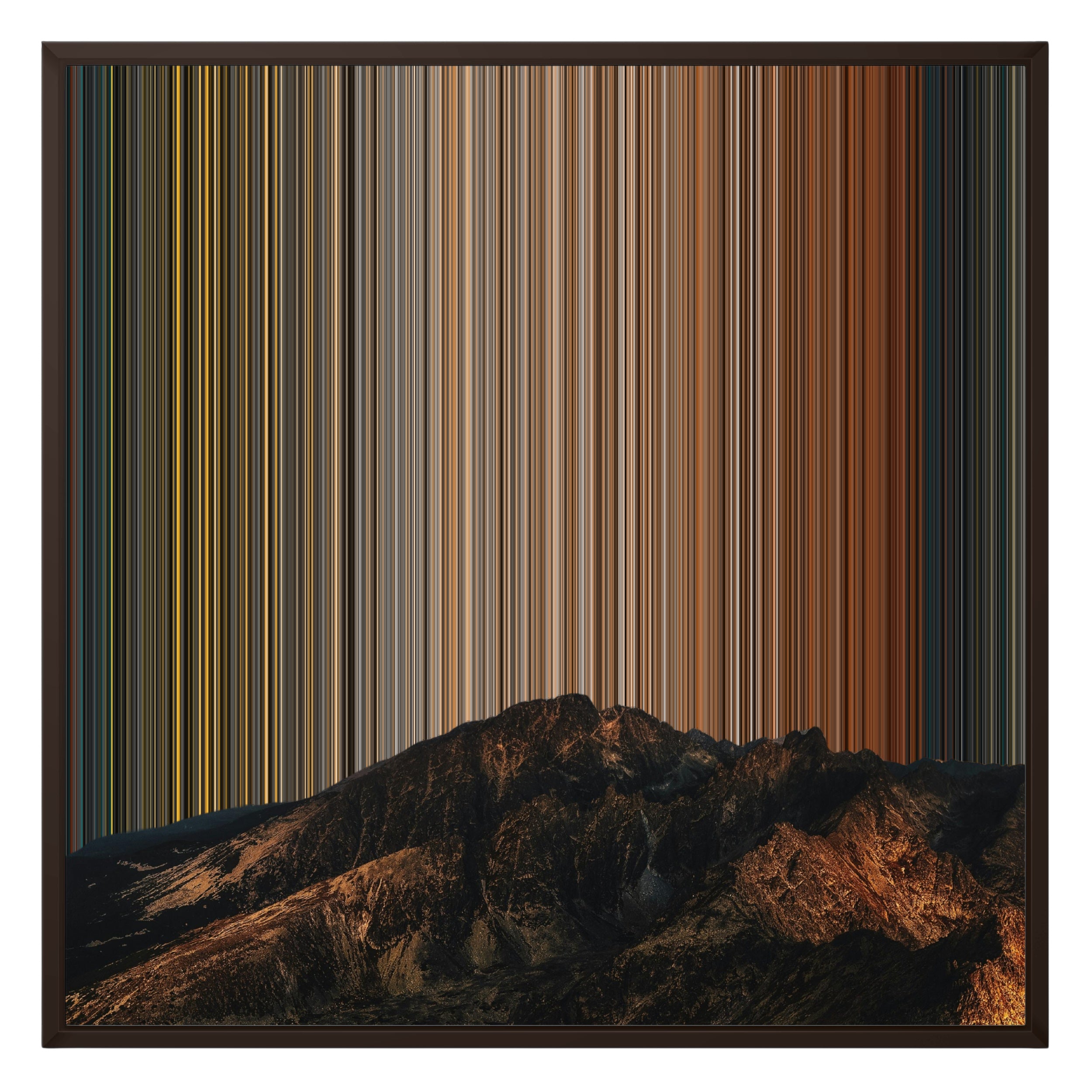 26×28" Framed Canvas - Brown Frame variant