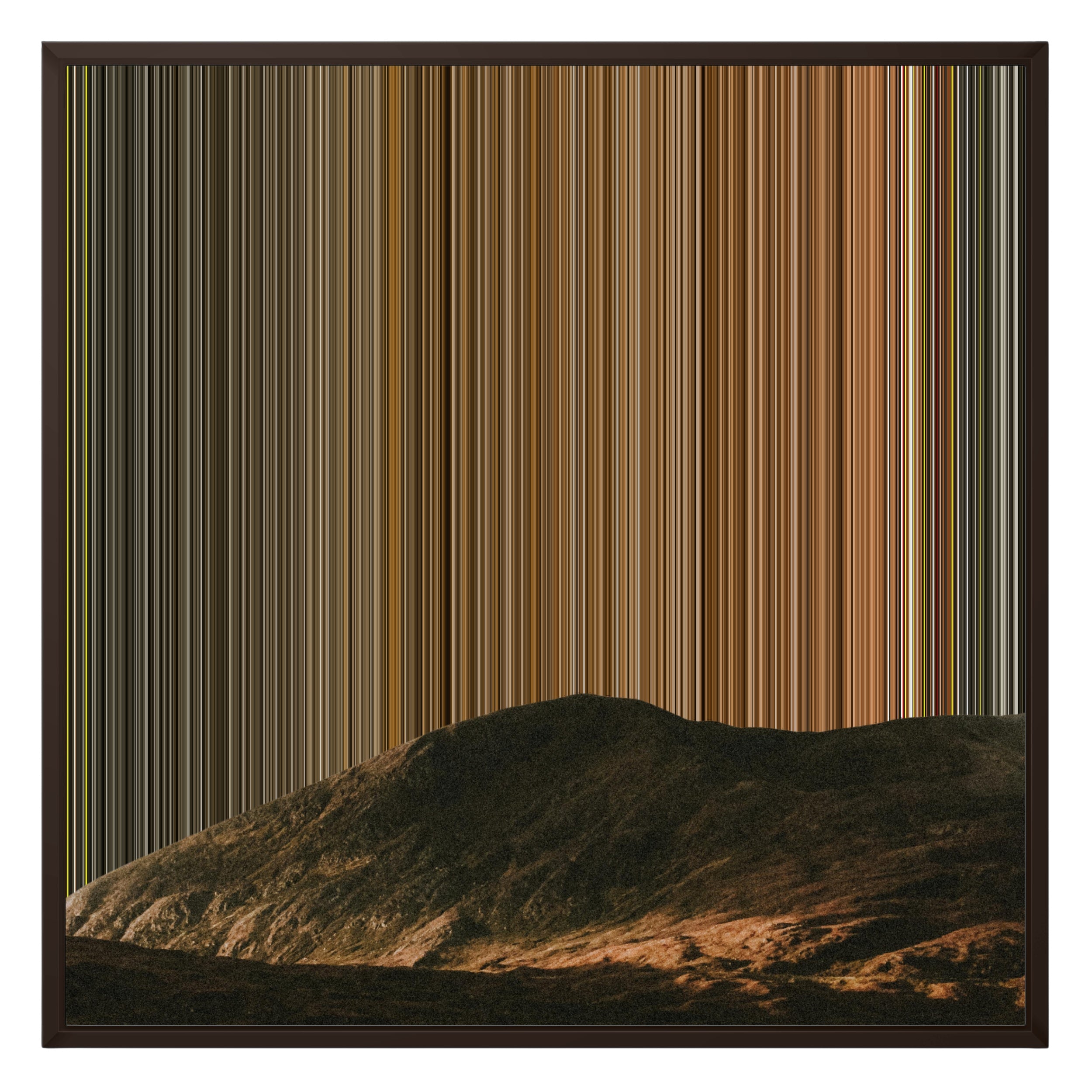 26×28" Framed Canvas - Brown Frame variant