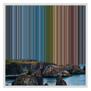 26×28" Framed Canvas - White Frame variant