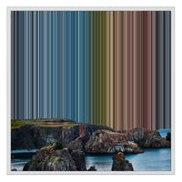 26×28" Framed Canvas - White Frame variant