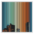 26×28" Framed Canvas - White Frame variant