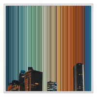 26×28" Framed Canvas - White Frame variant