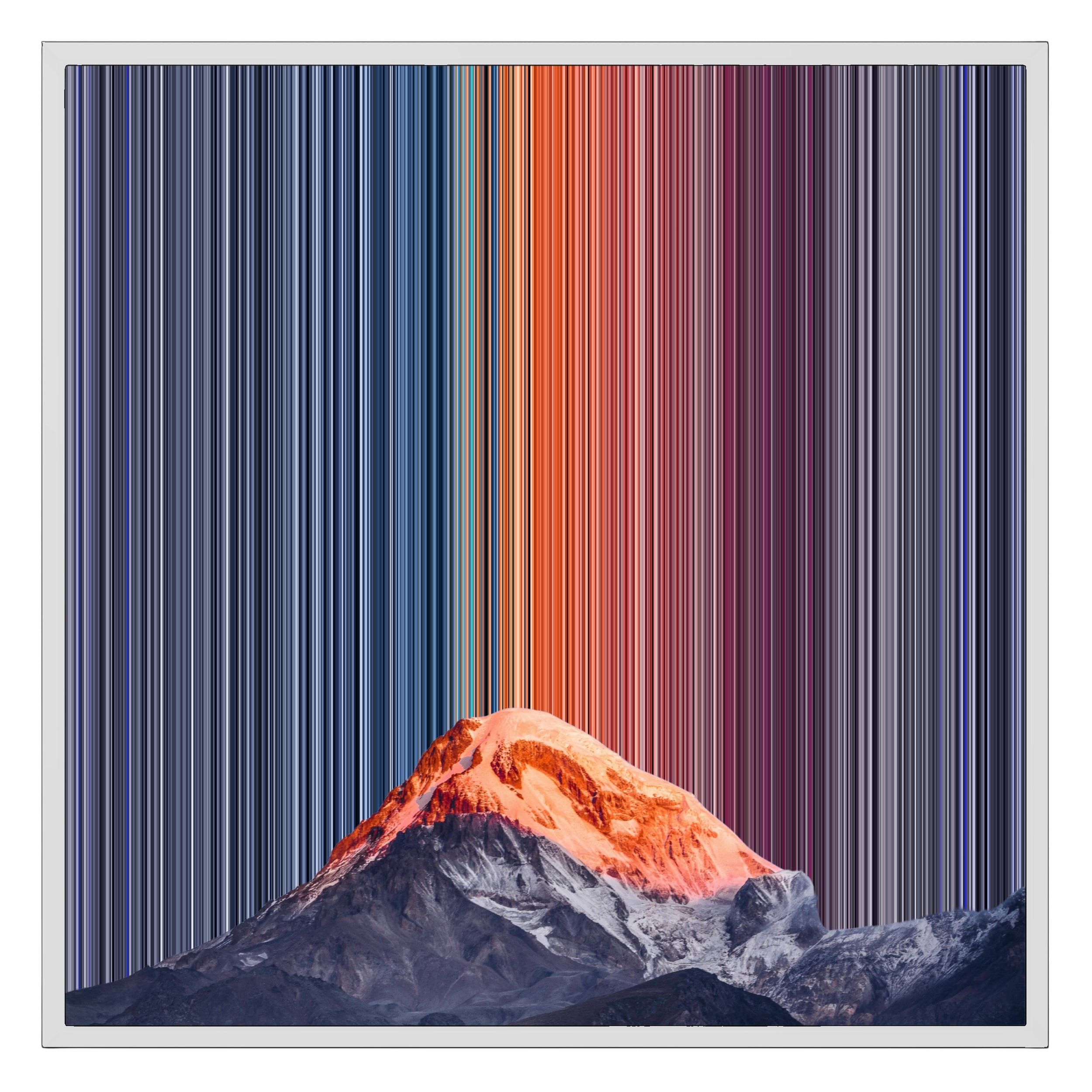 26×28" Framed Canvas - White Frame variant