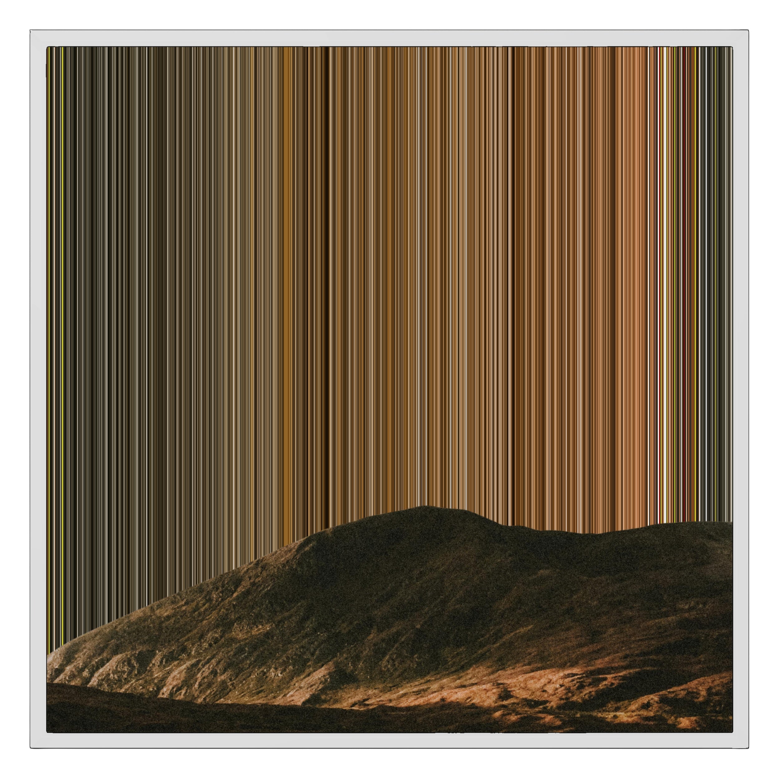 26×28" Framed Canvas - White Frame variant