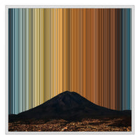 26×28" Framed Canvas - White Frame variant