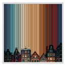 26×28" Framed Canvas - White Frame variant