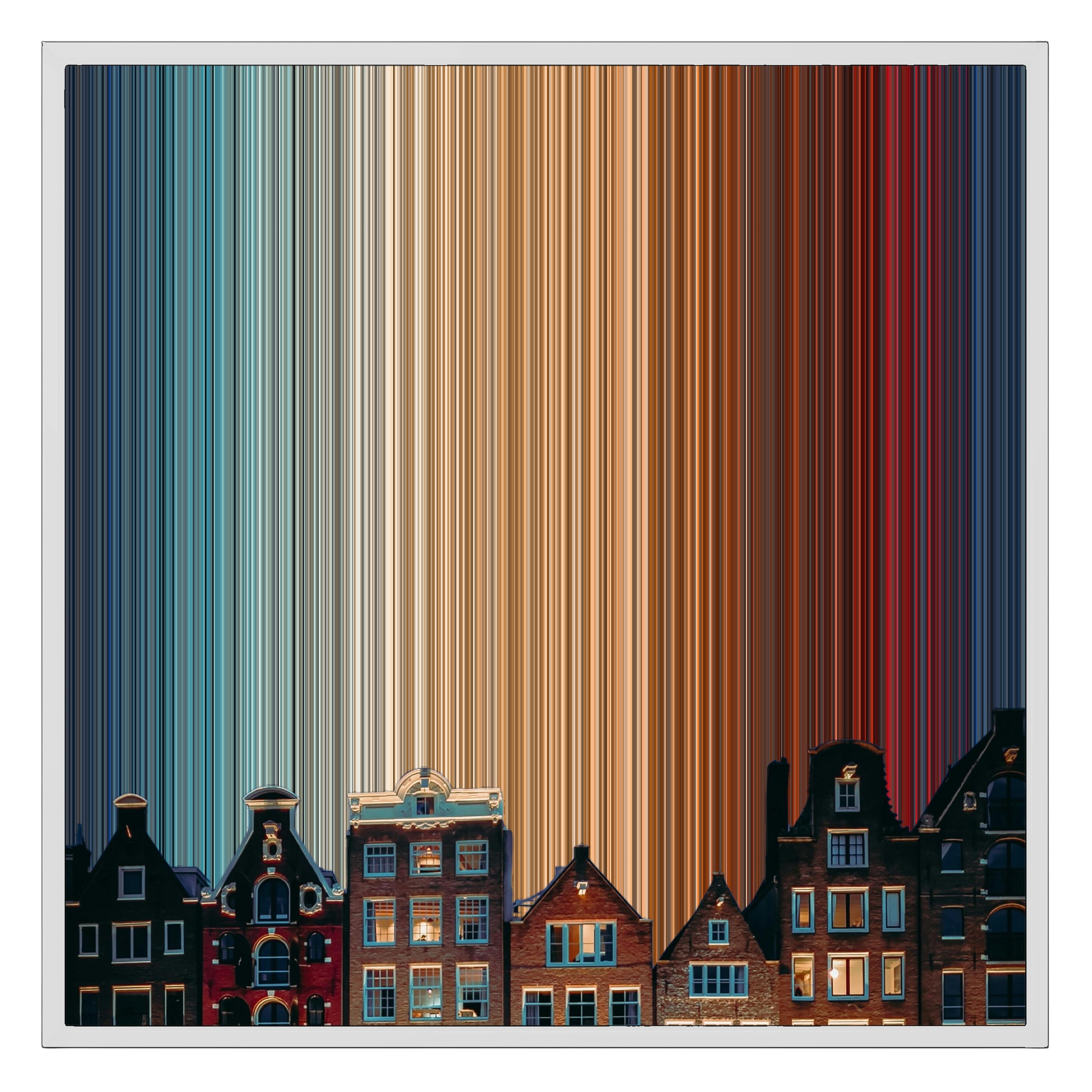 26×28" Framed Canvas - White Frame variant