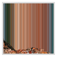 26×28" Framed Canvas - White Frame variant