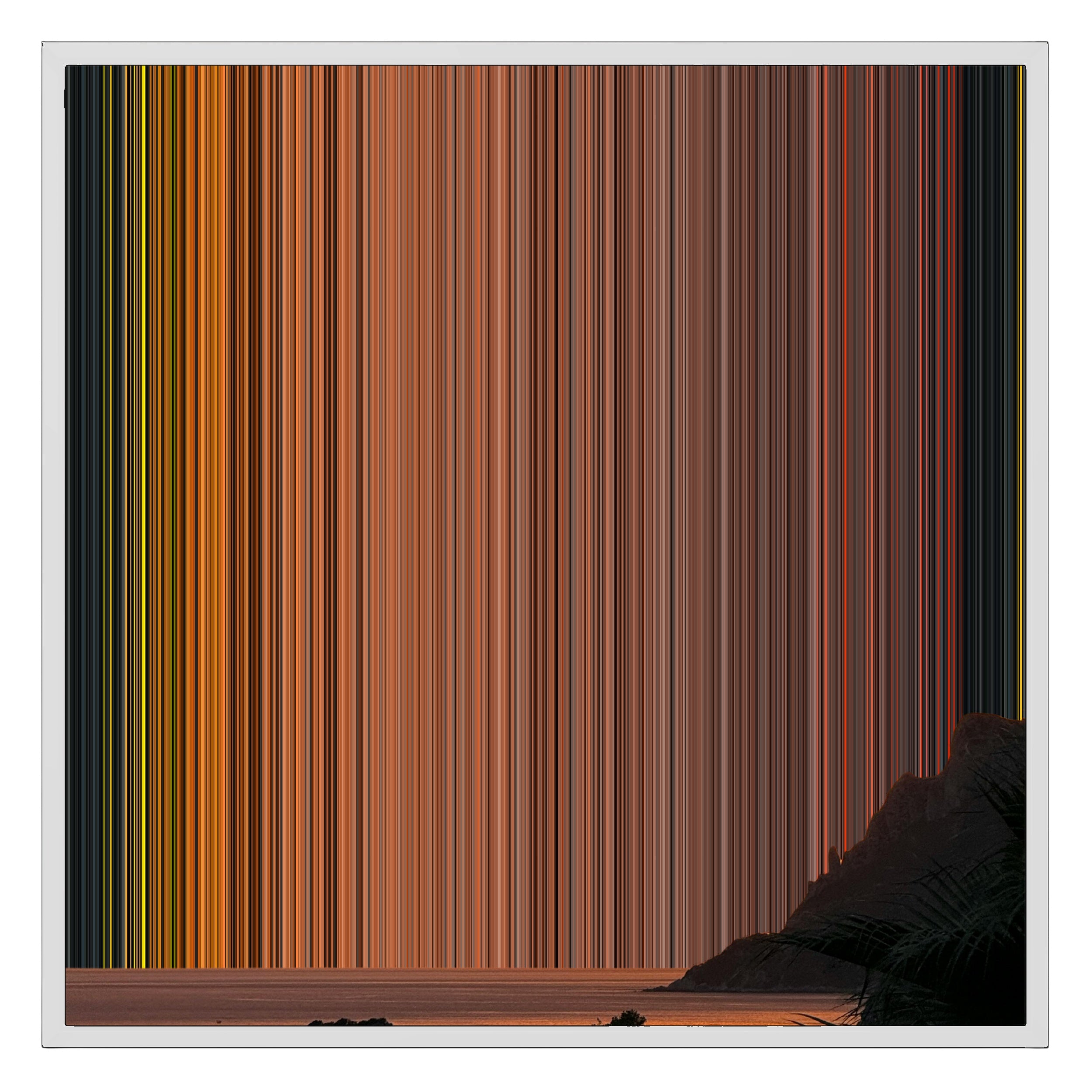 26×28" Framed Canvas - White Frame variant