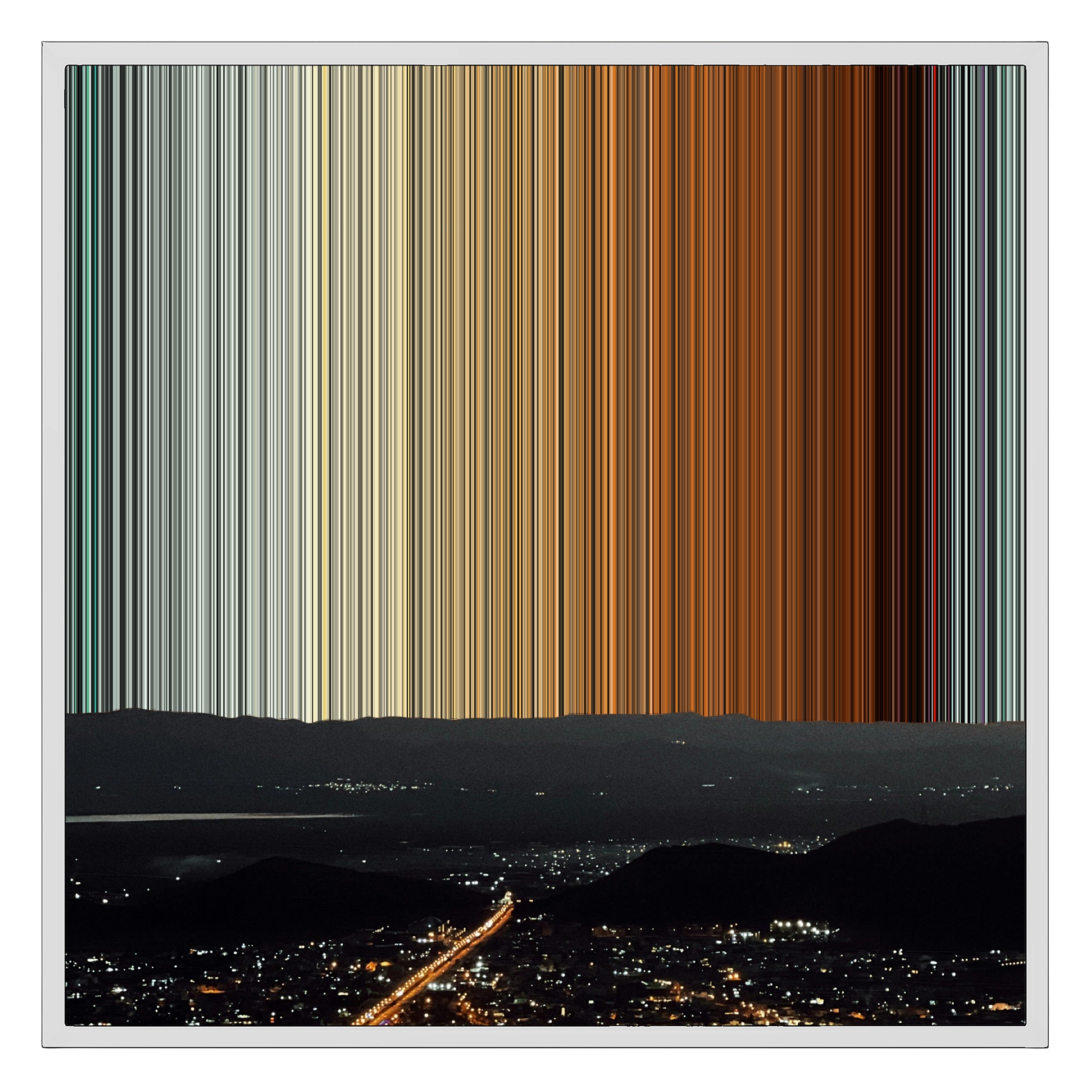 26×28" Framed Canvas - White Frame variant