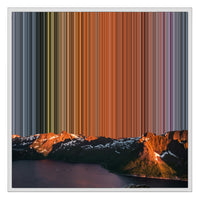 26×28" Framed Canvas - White Frame variant