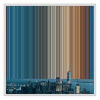 26×28" Framed Canvas - White Frame variant