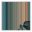 26×28" Framed Canvas - White Frame variant