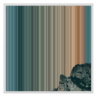 26×28" Framed Canvas - White Frame variant