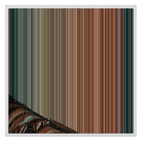 26×28" Framed Canvas - White Frame variant