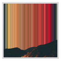 26×28" Framed Canvas - White Frame variant