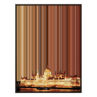 28×22" Framed Canvas - Brown Frame variant