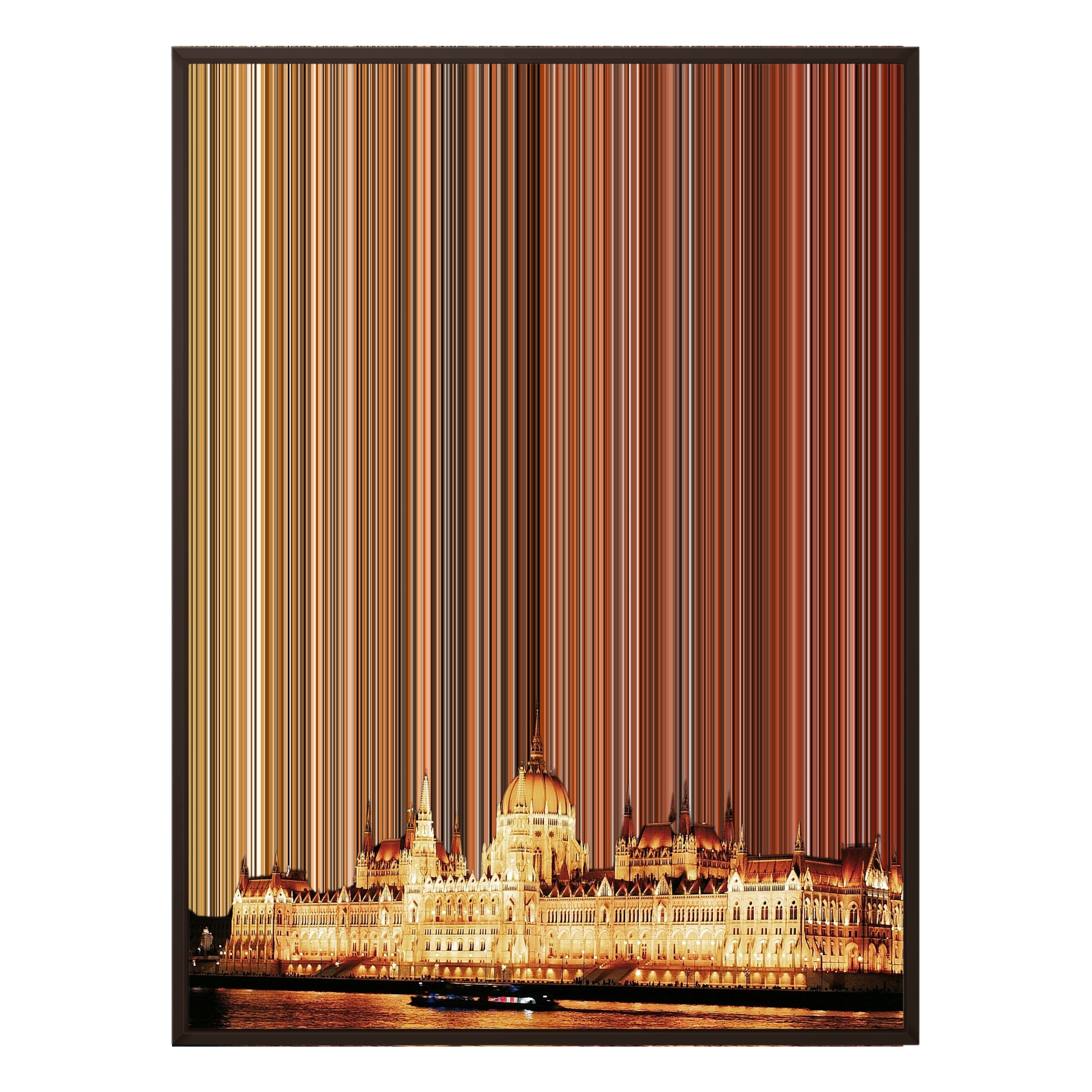 28×22" Framed Canvas - Brown Frame variant