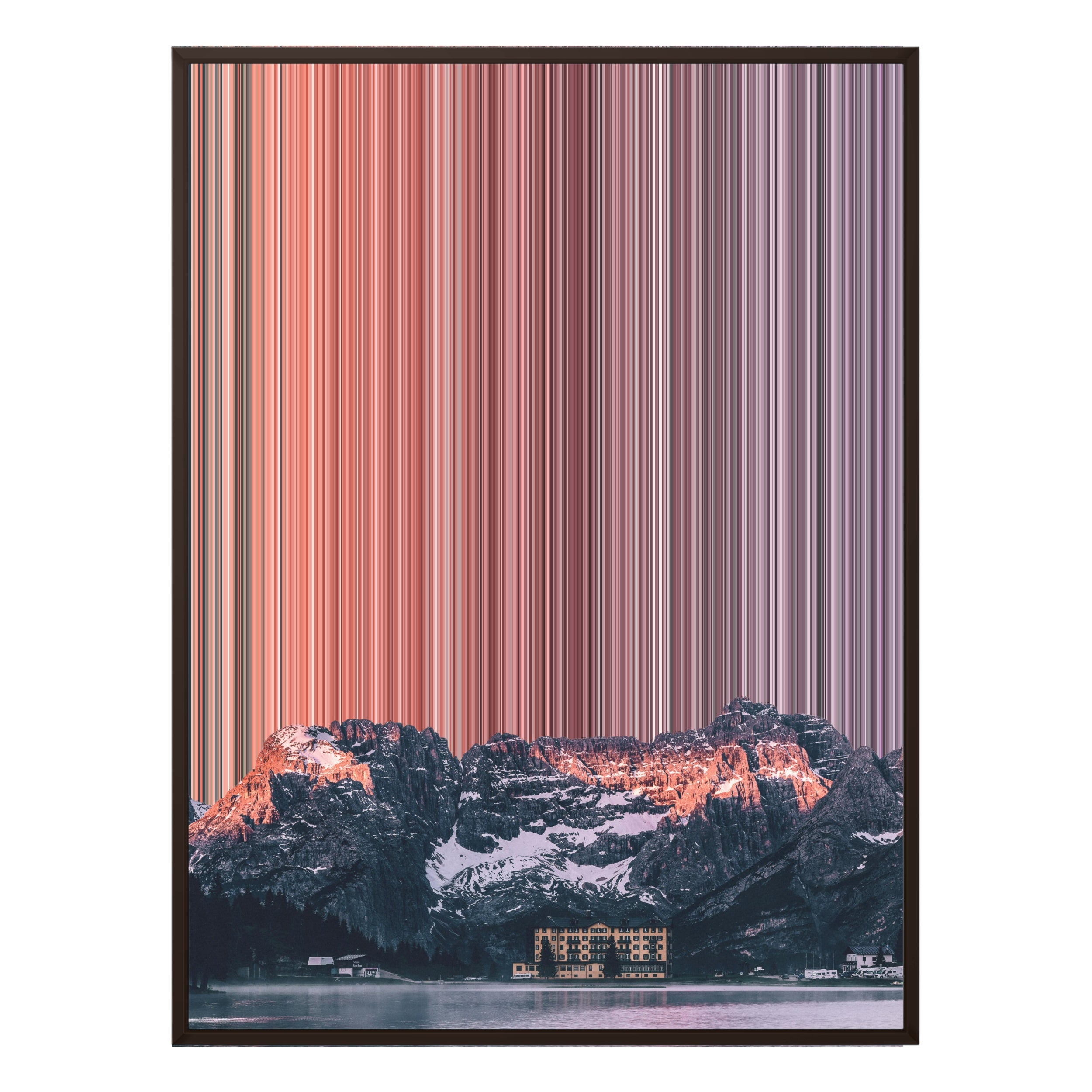 28×22" Framed Canvas - Brown Frame variant