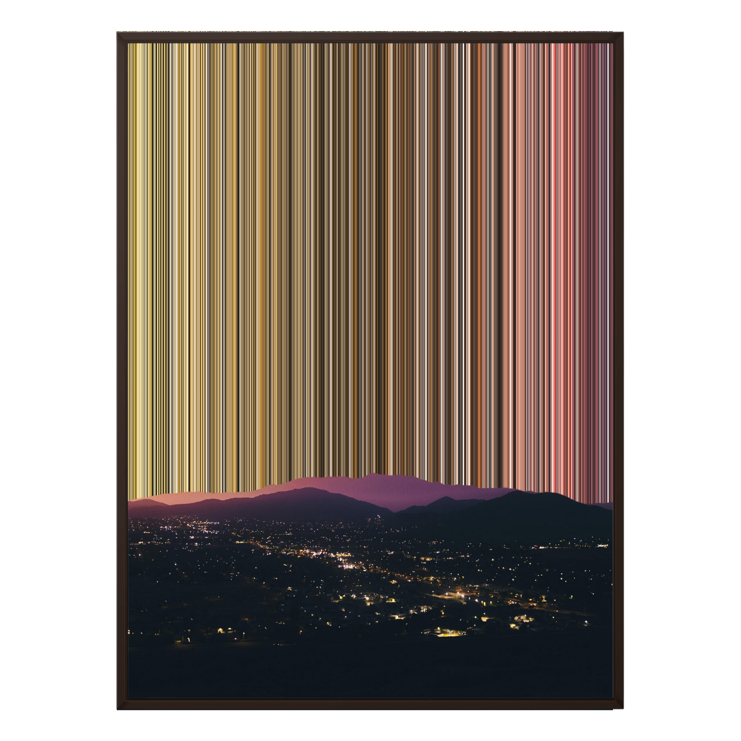 28×22" Framed Canvas - Brown Frame variant