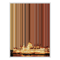 28×22" Framed Canvas - White Frame variant