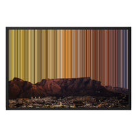 30×20" Framed Canvas - Black Frame variant