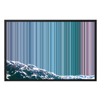 30×20" Framed Canvas - Black Frame variant