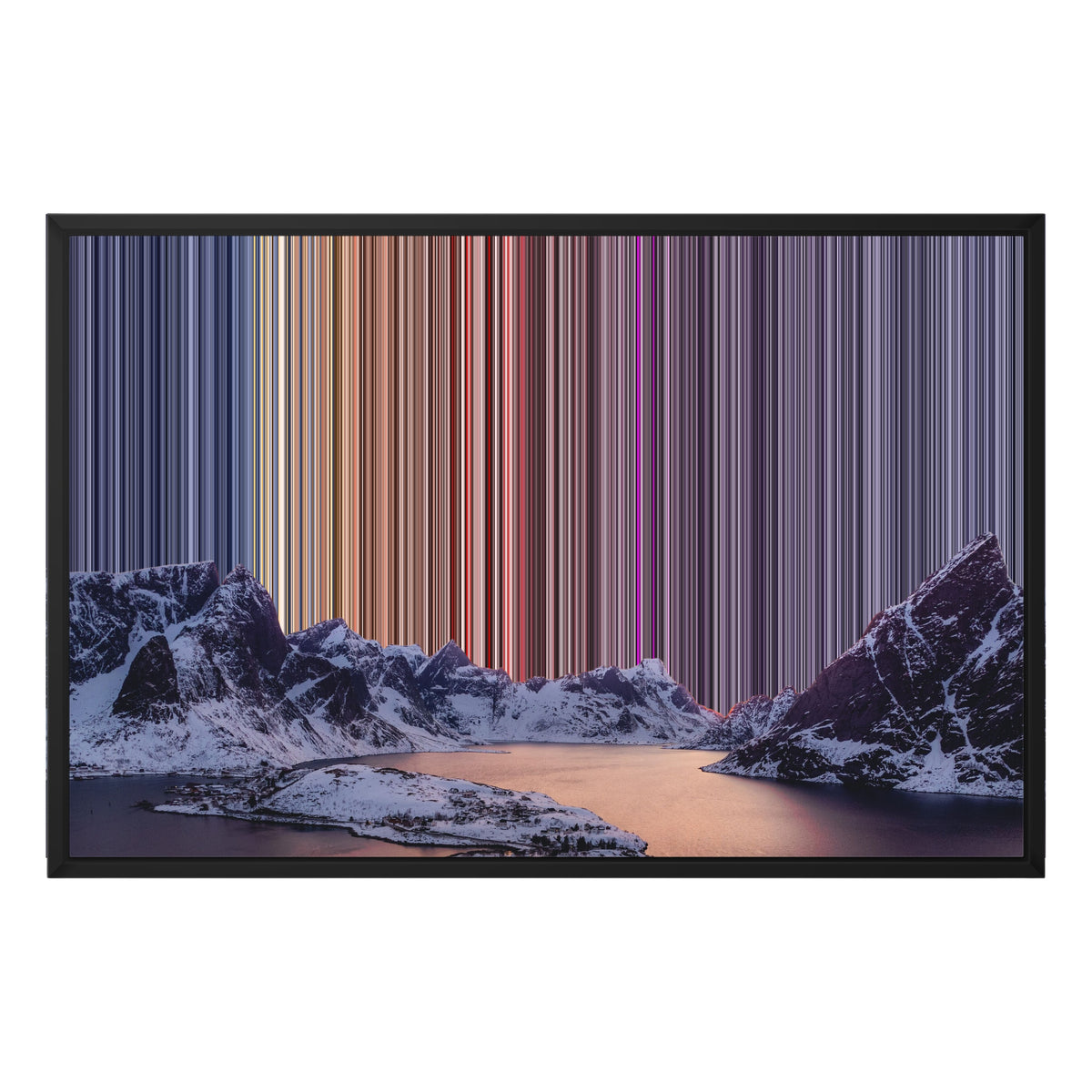 Lienzo con marco clásico, 30×20", marco negro