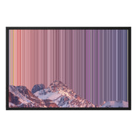 30×20" Framed Canvas - Black Frame variant