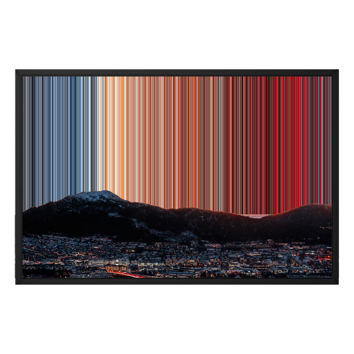 Lienzo con marco clásico, 30×20", marco negro