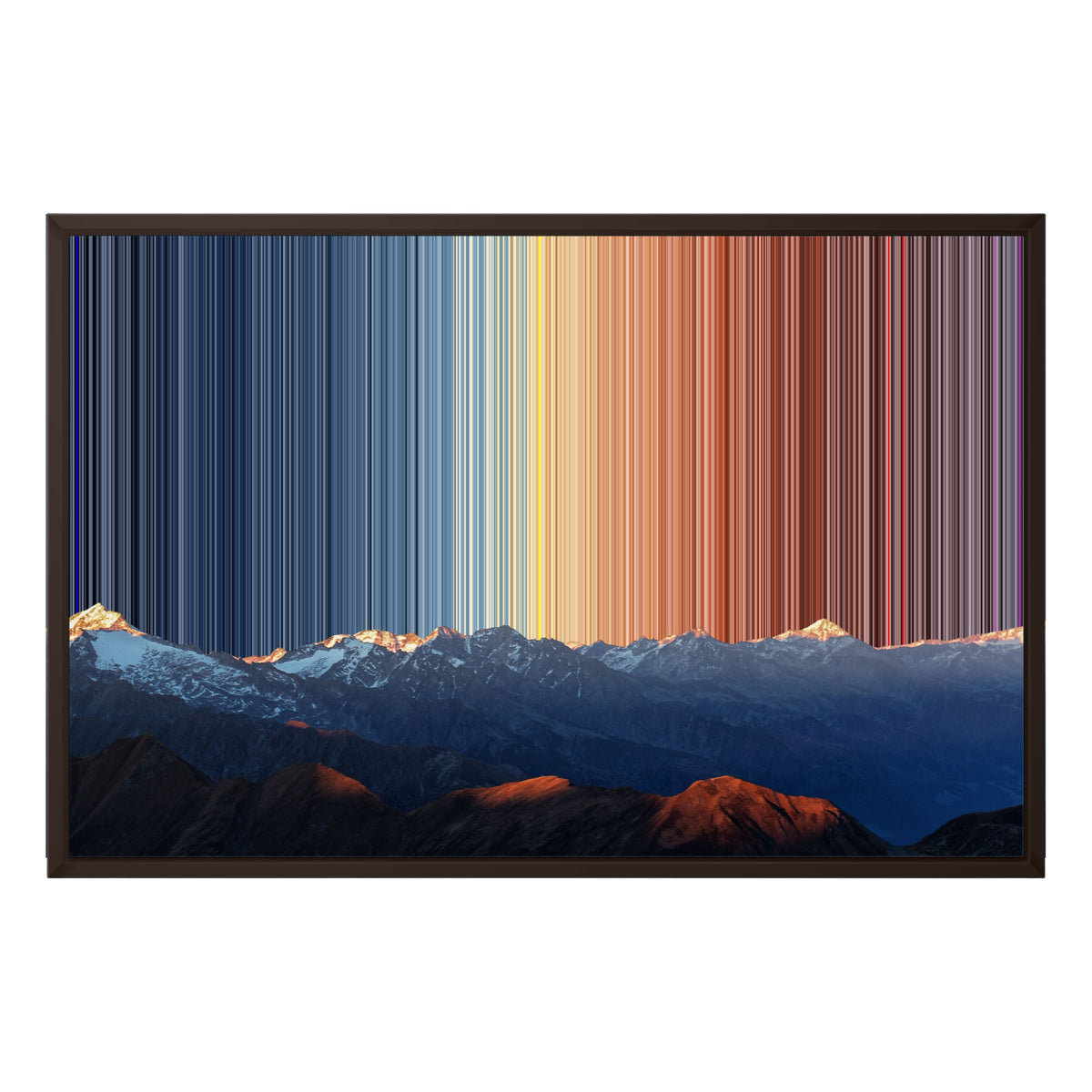 Tela con cornice classica, 30×20", cornice marrone