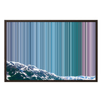 30×20" Framed Canvas - Brown Frame variant