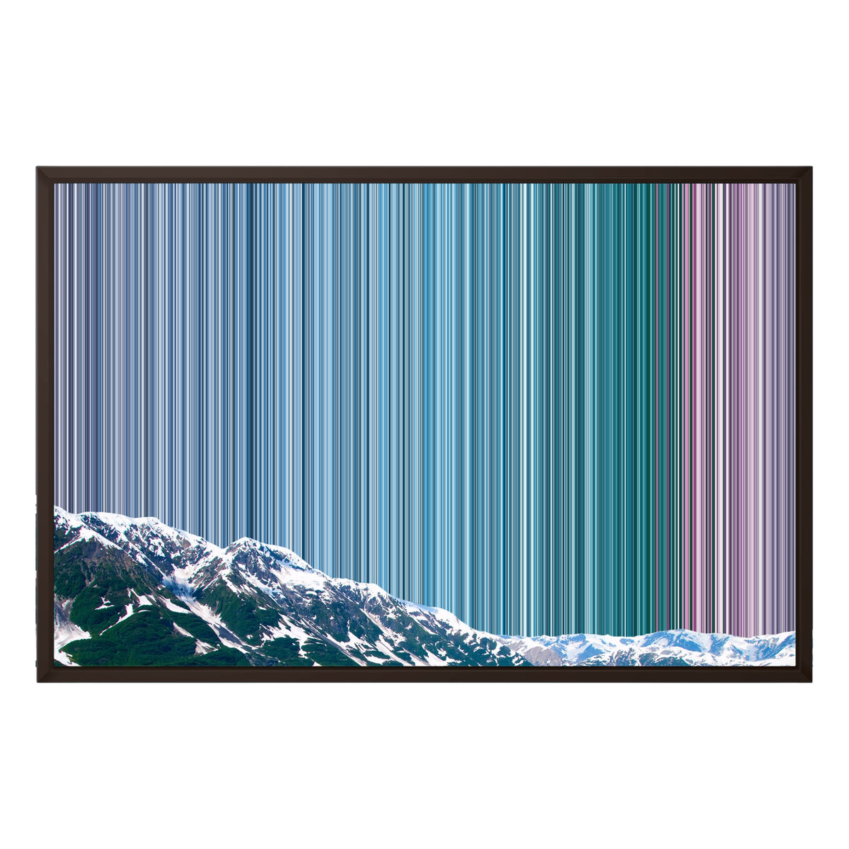 30×20" Framed Canvas - Brown Frame variant