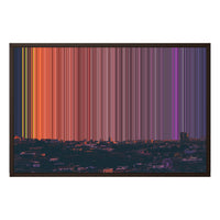 30×20" Framed Canvas - Brown Frame variant
