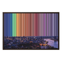 30×20" Framed Canvas - Brown Frame variant