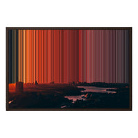 30×20" Framed Canvas - Brown Frame variant