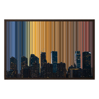 30×20" Framed Canvas - Brown Frame variant