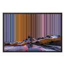 Inramad canvastavla, 30×20", brun ram