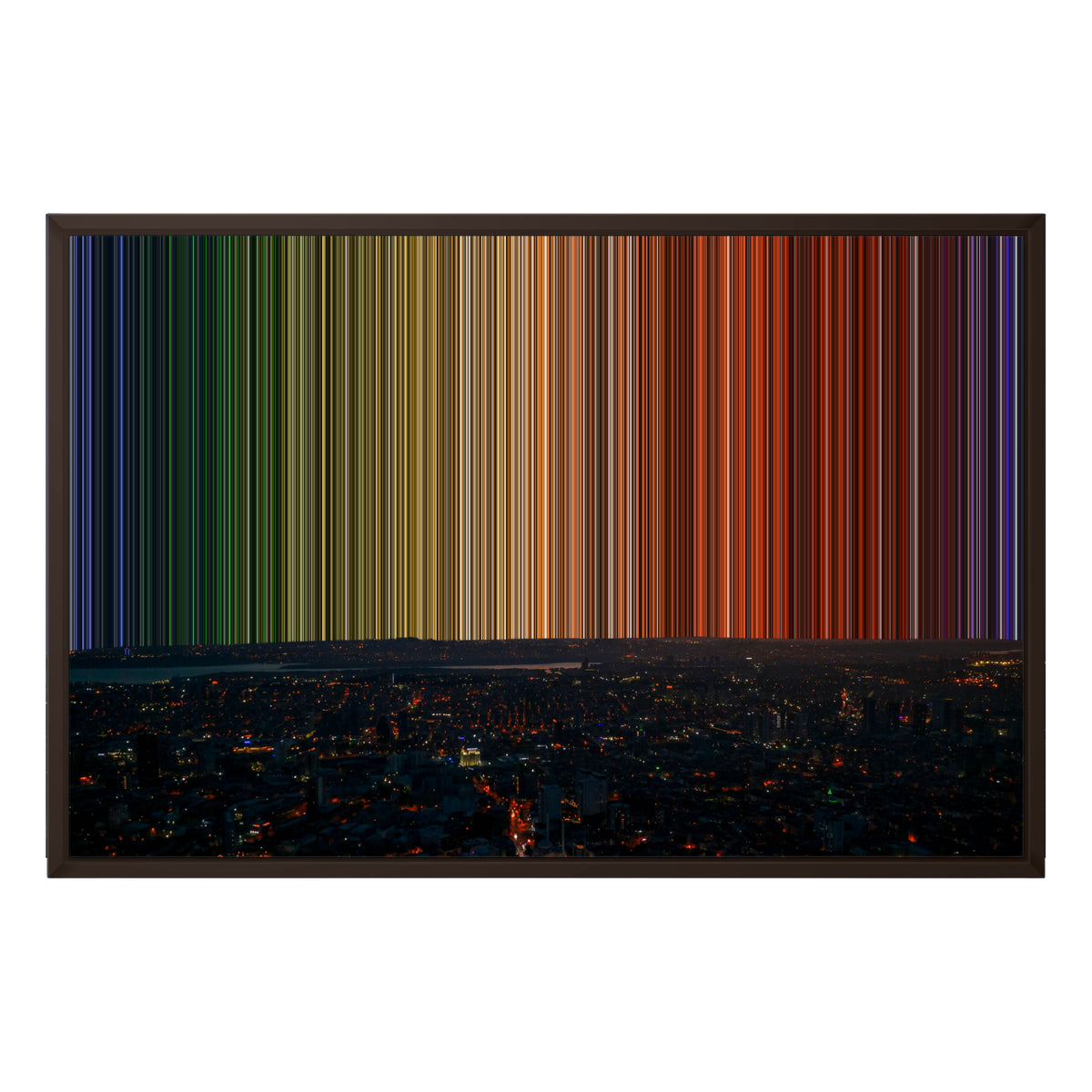 30×20" Framed Canvas - Brown Frame variant