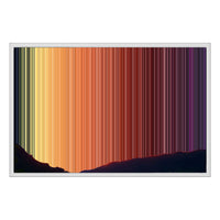 30×20" Framed Canvas - White Frame variant