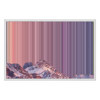 30×20" Framed Canvas - White Frame variant