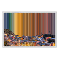 Gerahmtes Leinwandbild im Format 30×20", weißer Rahmen