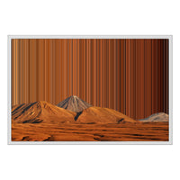 30×20" Framed Canvas - White Frame variant
