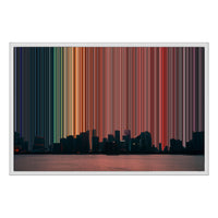 Gerahmtes Leinwandbild im Format 30×20", weißer Rahmen