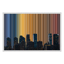 30×20" Framed Canvas - White Frame variant
